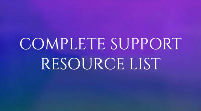 Complete Support Resource List